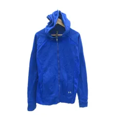 アンダーアーマー UNDER ARMOUR パーカージャケット 上着 ミドル丈 SM 青 ブルー /SM46 ■ECA002