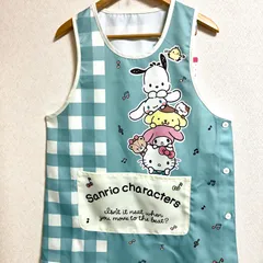 早い者勝ち 売切れごめんなさい ★*ﾟサンリオキャラクター エプロン M～L 保育士 保育園 新品