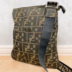 FENDI フェンディ ズッカ ショルダーバッグ スカル キャンバス 希少柄