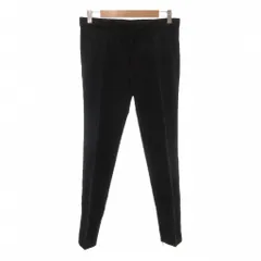 ザラウーマン ZARA WOMAN テーパードパンツ S 黒 ブラック レース刺繍 織り柄 フルレングス /KR ■ECD001