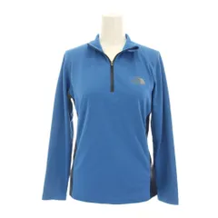 ザノースフェイス THE NORTH FACE ウルトラウィックジップアップ カットソー ストレッチ ハーフジップ 長袖 S 青 /YM ■ECD001
