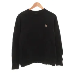 ピーエスポールスミス PS Paul Smith トレーナー スウェット ロゴ刺繍 長袖 M 黒 ブラック /FF ■GY61