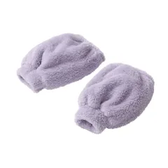 新品 コジット パジャマのすき間から入る冷気を防いであたたかく! あたたかフリース素材 睡眠時やくつろぎタイムに パジャマの上からレッグカバー ラベンダー