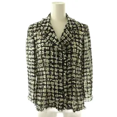 【美品】MADAM JOCONDA マダムジョコンダ　テーラージャケット　42 マダム ジョコンダ MADAM JOCONDE サッカーストライプ テーラード