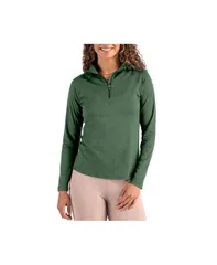 カッターアンドバック レディース アウター ジャケット・ブルゾン ハーフジップ Cutter Buck Womens Coastline Epic Comfort Recycled Quarter Zip Hunter