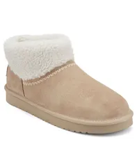 アース レディース シューズ ブーツ・レインブーツ アンクル ブーツ Earth Womens Wylson Cozy SlipOn Ankle Booties Sand Suede サンドのサムネイル