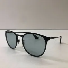 04w6550∞※【中古】 Ray-Ban レイバン サングラス エリカメタル RB3539 002/Q5 54□19 145 2F 黒縁 【八王子店】