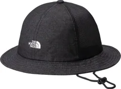 ザ・ノース・フェイス THE NORTH FACE アウトドア デニムメッシュハット ジュニア キッズ 子ども 帽子 日除け お出かけ シンプル 無地 あご紐取り外し可能 ツバ 柔らかい 外遊び 公園 ロゴ入り ピクニック  NNJ02616 K ブラック