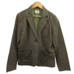 ラコステ LACOSTE テーラードジャケット 上着 40 茶 ブラウン 無地 長袖 /PP ■GY99