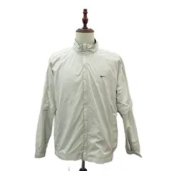 ナイキゴルフ NIKE GOLF ゴルフウェア スタンドカラージャケット ミドル丈 L オフホワイト /SM32 ■ECE003