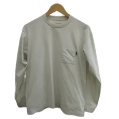 ザノースフェイス THE NORTH FACE Tシャツ カットソー ロンT 長袖 クルーネック M ライトグレー /XZ ■ECA003