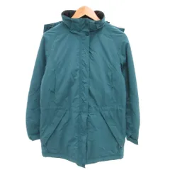 エルエルビーン L.L.BEAN シェル ナイロンジャケット マウンテンパーカー スタンドカラー 中綿 S グリーン系 /YJ ■ECB001
