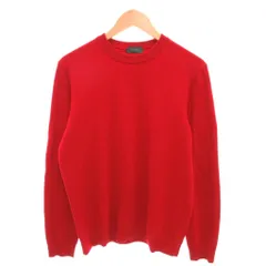 ザノーネ ZANONE ニット セーター ウール ラウンドネック 長袖 48 赤 レッド /YJ ■ECD002
