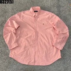 ポロラルフローレン ピンク オックスフォード シャツ 2XL 0327