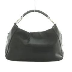 サザビー SAZABY ハンドバッグ レザー 濃紺 /MI ■ECE003