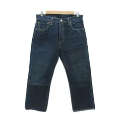 リーバイス Levi's 501 デニムパンツ ジーンズ ストレートパンツ 七分丈 ボタンフライ 34 紺 /SY50 ■ECD001