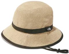 ザ・ノース・フェイス THE NORTH FACE アウトドア ハイクハット キッズ ボーイズ ガールズ ハット ウォッシャブル 麦わら風 速乾 熱中症対策 コンパクト 帽子 折り畳み ロゴ ベビーサイズ対応 サイズ調節可能  NNJ02308 BE ベージュ