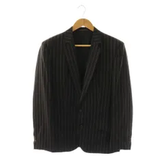 ドルチェ&ガッバーナ ドルガバ DOLCE&GABBANA テーラードジャケット ストライプ チャコールブラウン オフホワイト ピンク /DO ■ECD001