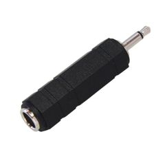 【数量限定】3.5mm モノラルミニプラグ(オス) モノラル標準ジャック(メス)→ 変換 プラグ 6.3mm PLG-N2