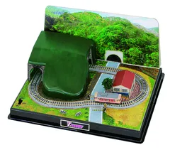 【即日発送】鉄道模型用品 SS002-1 トンネルタイプ ミニレイアウトセット Zショーティー Zゲージ ロクハンのサムネイル