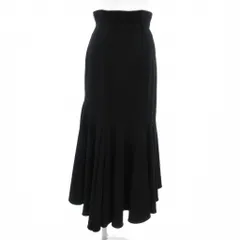 スナイデル SNIDEL マーメイドスカート 1 黒 ブラック ロング丈 フレア裾 /NL ■ECF003