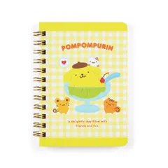 新品 サンリオ(SANRIO) B7リングノート ポムポムプリン プリン POMPOMPURIN 12.8×10×1.5cm キャラクター 091596