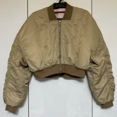 キルティング クロップド ブルゾン ジャケット