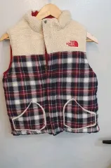 THE NORTH FACE ザノースフェイス リバーシブル 550 ダウンベスト 150 (片側はフリース)