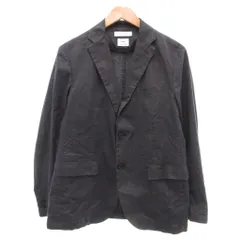 B&Y ユナイテッドアローズ BEAUTY&YOUTH ビューティー&ユース テーラードジャケット M グレー チェック柄 リネン混 シングル /NU ■ECG003