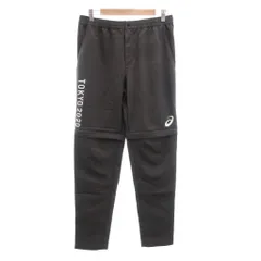 アシックス asics TOKYO 2020 パンツ M ロゴプリント イージー グレー /NU ■ECF003