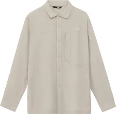 ザ・ノース・フェイス THE NORTH FACE アウトドア ハイカーズシャツ メンズ 長袖 トップス 襟付き 高ストレッチ性 お出かけ 普段着 シンプル 無地 胸ポケット ハイキング キャンプ レジャー  NR12601 FI フォッシルアイボリー