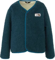 ザ・ノース・フェイス THE NORTH FACE アウトドア キッズ カドルフリースカーディガン 子供服 アウター 上着 保温 秋冬 防寒 キャンプ 旅行 外遊び お出かけ 通学 着脱簡単 ドットボタン ロゴワッペン  NAJ7 PO ミッドナイトペトロール
