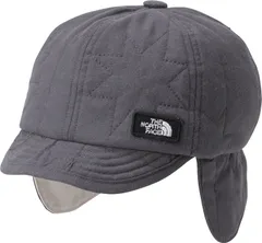 ザ・ノース・フェイス THE NORTH FACE アウトドア ベビー キルティングキャップ 帽子 ハット 赤ちゃん オーガニックコットン 天然 綿 柔らかい ロゴワッペン入り おでかけ 外出 たれ付き 日よけ  NNB42502 GG グラファイトグレー