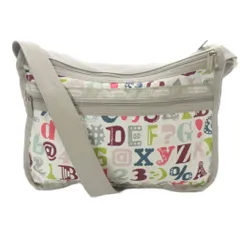 レスポートサック ショルダーバッグ ナイロン ロゴ 総柄 グレー