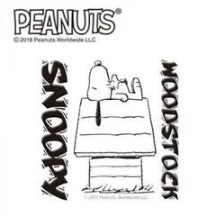 アークス(axs) SNS-34 SNOOPY(スヌーピー) 転写ステッカー HOUSE ブラック