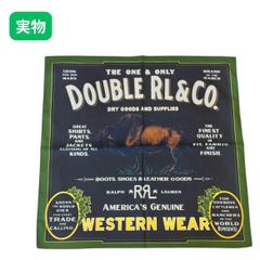 新品】 ヴィンテージ ダブルアールエル RRL バンダナ スカーフ 牛 