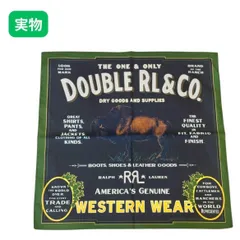 バンダナ バッファロー チェック グリーン ワークウェア　ハンカチ　メンズ