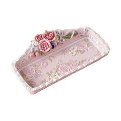 トールペイント】木製ウォールフック4連（ピンク、薔薇） - メルカリ