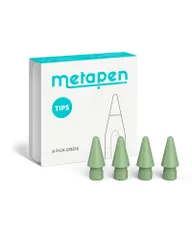 新品 Metapen 4個入り Apple Pencil専用交換ペン先 アップルペンシル第1世代 第2世代 交換用チップ Metapen A8/A11/Air8/D1/A14 替え芯 高感度 高耐摩耗性 低ノイズ 予備 ペン先 Apple pencil pro