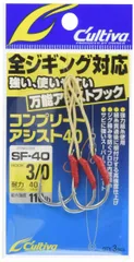 新品 OWNER(オーナー) SF40 コンプリートアシスト フック 4/0 釣り針