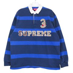 Supreme ラガーシャツ 長袖 ボーダー - メルカリ