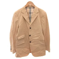 バーバリーブラックレーベル BURBERRY BLACK LABEL テーラードジャケット ブレザー 裏地ノバチェック M ベージュ /FF