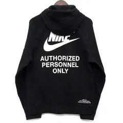 ナイキ NIKE フリース フルジップ フーディ パーカー スウォッシュロゴ ブラック 黒 L DM6549-010