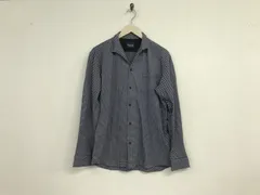 本物ニコルクラブフォーメンNICOLECLUBFORMENコットンドレスチェック柄長袖シャツメンズサーフアメカジワークミリタリーストリートスケータービジネススーツモードゴルフ白ホワイト黒ブラック柄48L