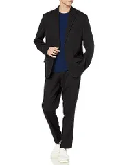 【送料無料】[アトリエサンロクゴ] カジュアルスーツ 着心地良好 伸縮性 ストレッチ セットアップ 2点セット 上下セット ジャケット スラックス 無地 2つボタン 就職スーツ パーティー カジュアル セットアップスーツ メンズ 15e76c5d