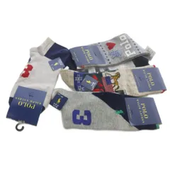 ポロ ラルフローレン POLO RALPH LAUREN 靴下 4足セット ベージュ グレー