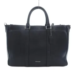 コーチ COACH クロスグレイン レザー メトロポリタン ブリーフケース 書類カバン レザー 紺 ネイビー F71695 /NU ■GY17