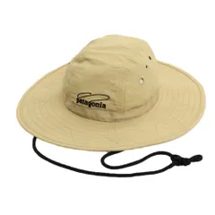 【中古】パタゴニア patagonia ナイロン サンブーニーハット 帽子 ベージュ【サイズM】【メンズ】