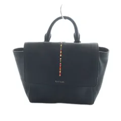 ポールスミス PAUL SMITH ハンドバッグ レザー ロゴ 紺 ネイビー ■GY18 /MQ