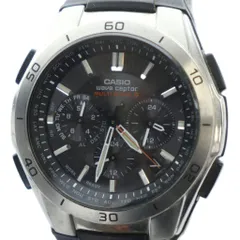 カシオ CASIO wave ceptor WVQ-M410 腕時計 ウォッチ ソーラー クロノグラフ カレンダー付き シルバー色 ■GY18 /MQ